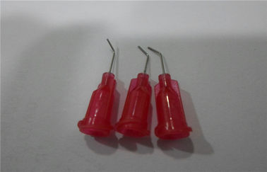 Red Stainless Steel Polished Dispensing Needle Tips 1/2 inci / 1/4 inch