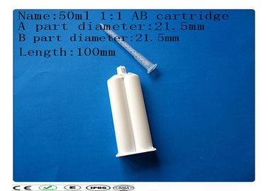 lem cartridge AB, 50ml 1: 1 cartridge ganda, Syringe Barrel