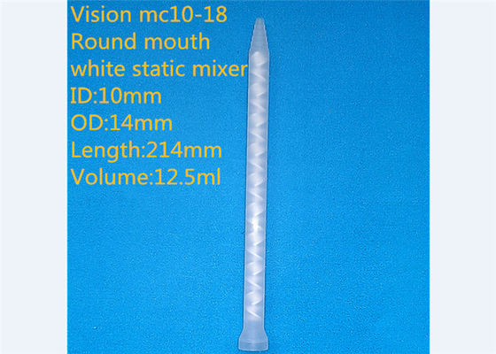 Vmc10-18 Lapangan Pp / Pom Static Mixer Nozzle Untuk Pencampuran Lem