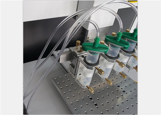 Mengeluarkan peralatan Beberapa jarum Benchtop Robotic Dispensing Mesin