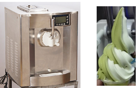 Stainless Steel Mini Ice Cream Machine Lajang Flavor Terus membuang