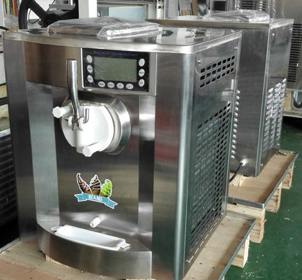 Stainless Steel Mini Ice Cream Machine Lajang Flavor Terus membuang