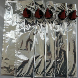 Bib Bag Dalam Kotak Dengan Keran / Keran Atau Katup Untuk Jus / Saus Anggur / Minyak / Minuman