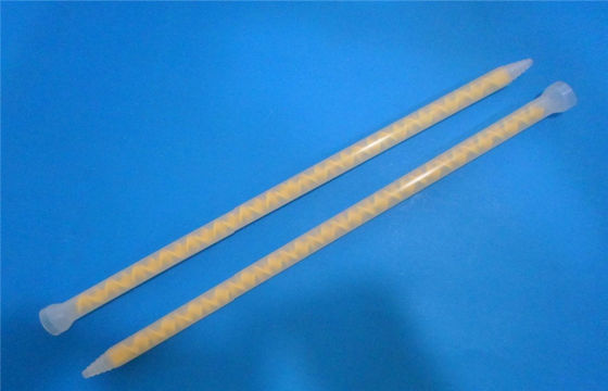 Industri Epoxy panjang Dispensing Epoxy Mixing Nozzle Pom tube Static Mixer Nozzle