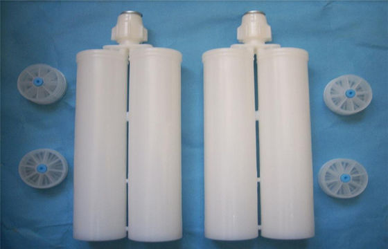 PE 600 ml 1: Cartridge mendempul 1 Double Dispensing untuk sealant, perekat AB dan silikon