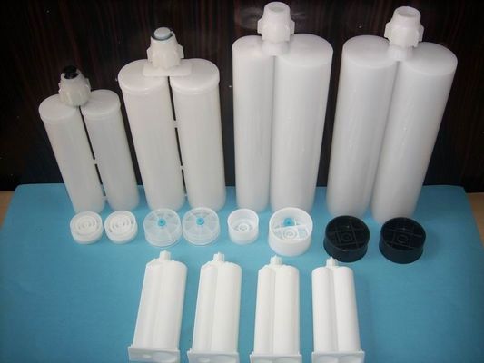 plastik 1 PBT ganda Komponen Cartridge untuk resin lem Epoxy: 50ml 10