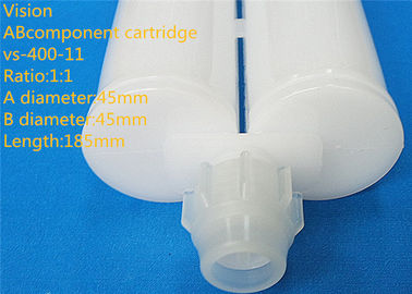 400ml 1: 1 AB Lem Cartridge Tow Komponen Cartridge Kosong Silicone Untuk Epoxy Lem