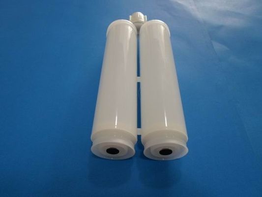 plastik presisi tinggi lem jarum suntik per barel, lem cartridge AB, dual cartridge, cartridge epoxy
