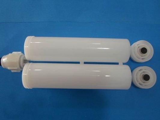 plastik presisi tinggi lem jarum suntik per barel, lem cartridge AB, dual cartridge, cartridge epoxy