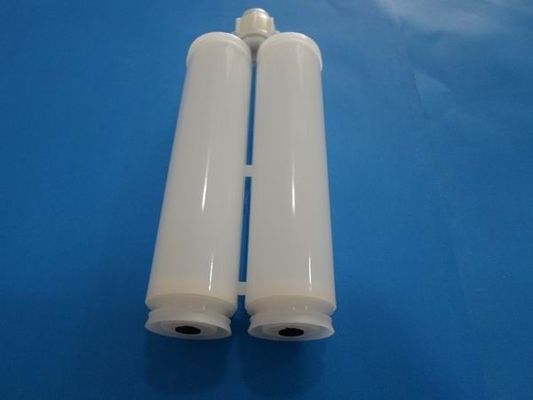plastik presisi tinggi lem jarum suntik per barel, lem cartridge AB, dual cartridge, cartridge epoxy