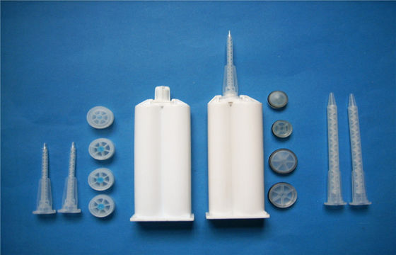 PP bahan 50ml (1: 1) Epoxy dispenising Dua komponen kosong cartridge lem