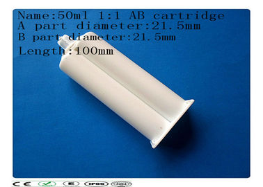lem cartridge AB, 50ml 1: 1 cartridge ganda, Syringe Barrel