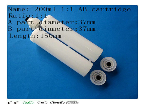 Putih 200ml dua komponen pengeluaran catridge, pengeluaran per barel, cartridge lem
