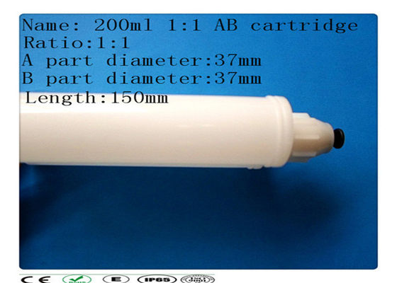 Ganda cartridge, AB lem barel, packing perekat 200ml cartridge