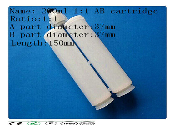 Ganda cartridge, AB lem barel, packing perekat 200ml cartridge
