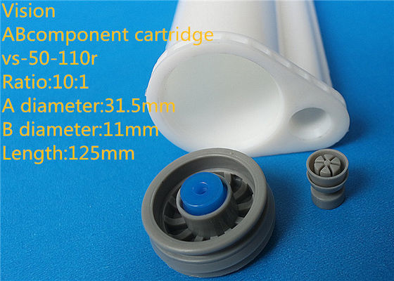 vs-50-110r 10: 1 dua komponen epoxy lem cartridge ganda pengeluaran lem