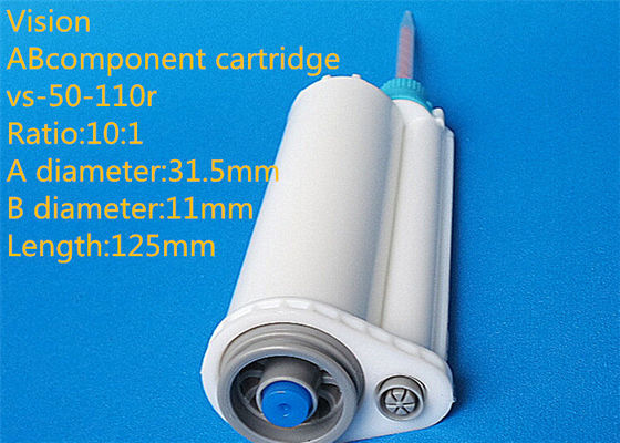 vs-50-110r 10: 1 dua komponen epoxy lem cartridge ganda pengeluaran lem