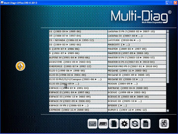 Multi-Diag akses J2534 Auto mobil diagnostik Scanner