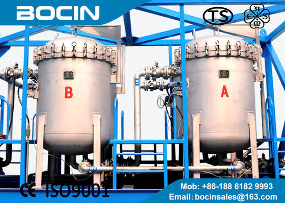 Aliran tinggi bukaan vertikal multi bag Filter Housing untuk penyaringan air limbah