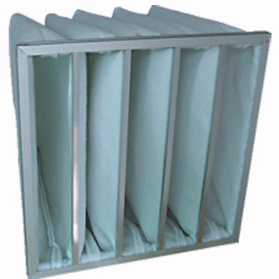 F5 - F8 Bag Filter Housing, Ventilasi Synthetic Air Filter 595x595x500MM - 6P