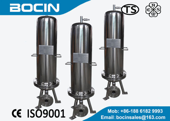 0,2 - 50 mikron filter cartridge stainless steel untuk kondisi laju aliran kecil