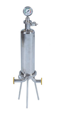20 inch perumahan penyaring SS, filtrasi cairan cartridge tunggal penyaring perumahan