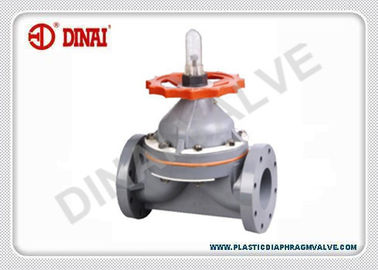 katup diafragma plastik untuk pabrik klorin UPVC, CPVC, PVDF, katup PPH diafragma
