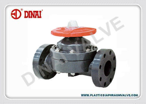 Plastik diafragma katup untuk industri makanan garis garam pipa air UPVC, CPVC, PVDF, PPH dibuat