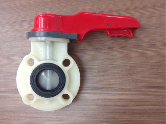 pengguna menangani UPVC katup kupu-kupu, jenis wafer, 1 &quot;sampai 8&quot;, PN1.0Mpa