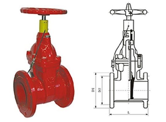 Api khusus sinyal tangguh duduk gerbang butterfly valve tekanan 1.0 - 2.5Mpa