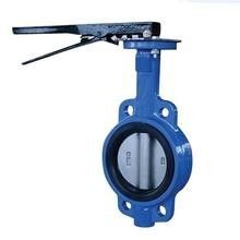 Logam Duduk Cast Iron kupu-kupu katup Dengan Pneumatic Actuator D373H-10K