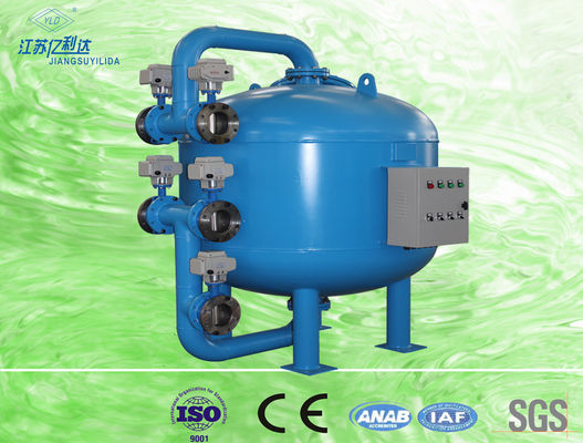 Kecepatan tinggi 60000 LPH Kapasitas Kontrol Otomatis Sand Dangkal Filter Untuk Industri