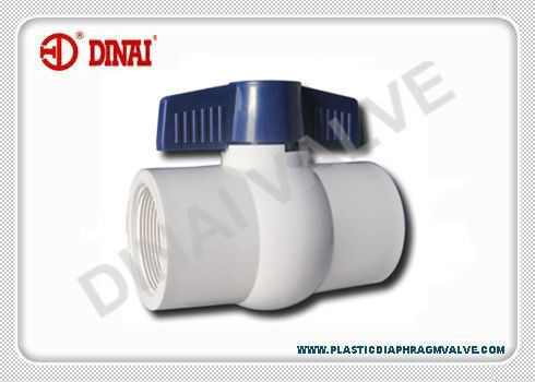 PVC Plastik Ball Valve Untuk Air 1/2 &quot;4&quot;, DIN / ANSI / JIS / BS
