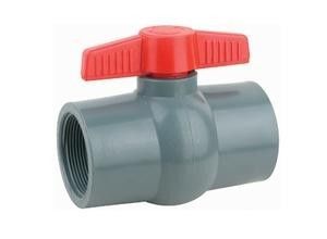 Nyaman PVC Threaded Ball Valve NPT / BSPT 1/2 &quot;- 4&quot; ANSI / JIS / DIN Standar