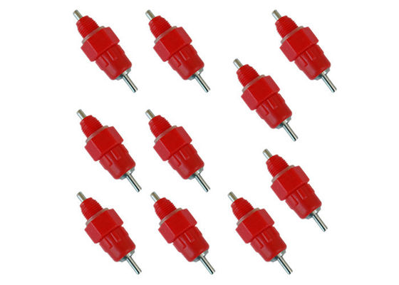 Otomatis ABS Ayam Air Feeder Unggas Broiler Ball Valve Nipple Peminum