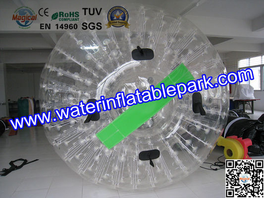 Lucu Commercial menarik Inflatable Biru Land Zorb Bola 3m x 2m